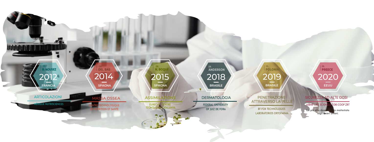 iconos con los estudios realizados a nuestros productos
